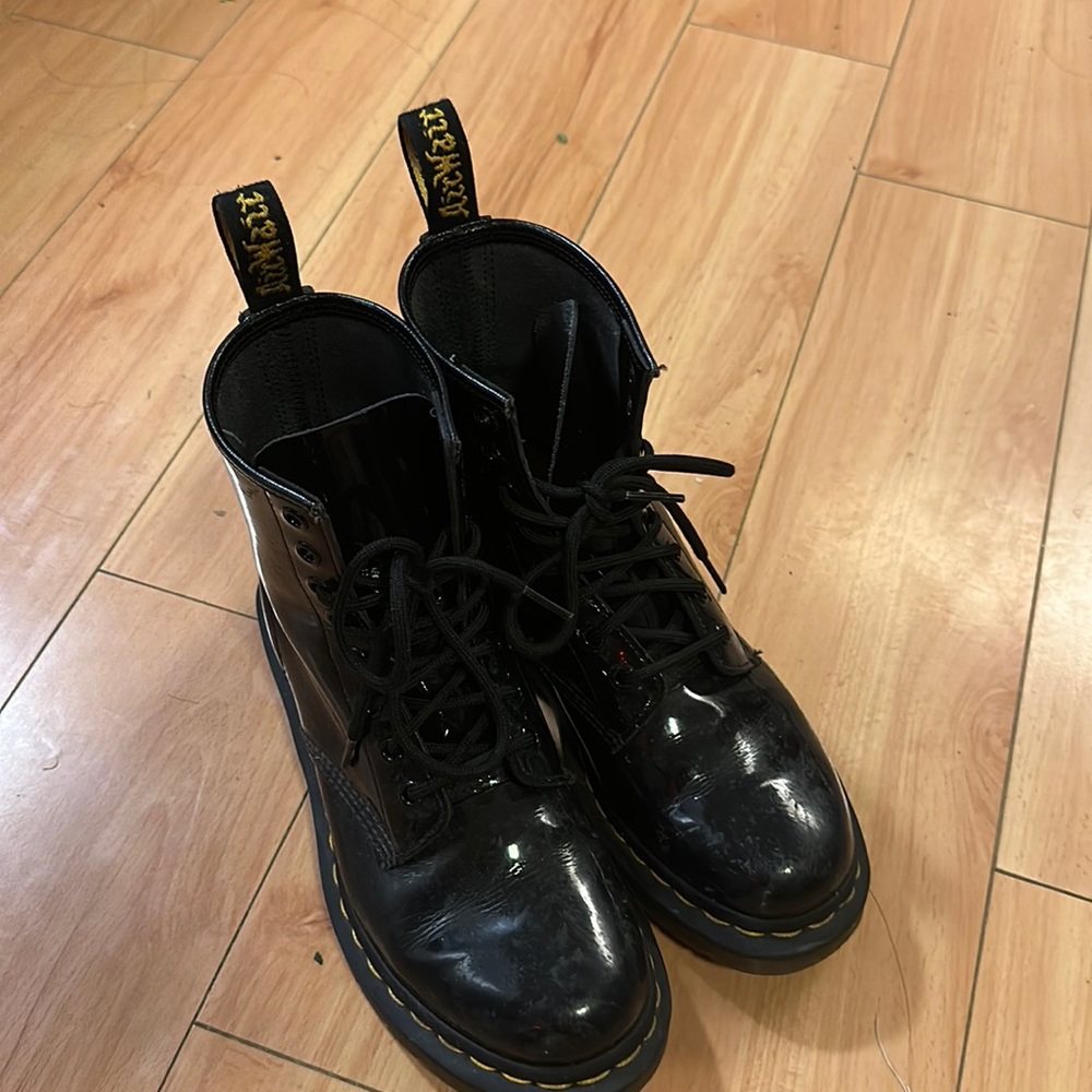 Black Doc Marten Patent Leather 1460